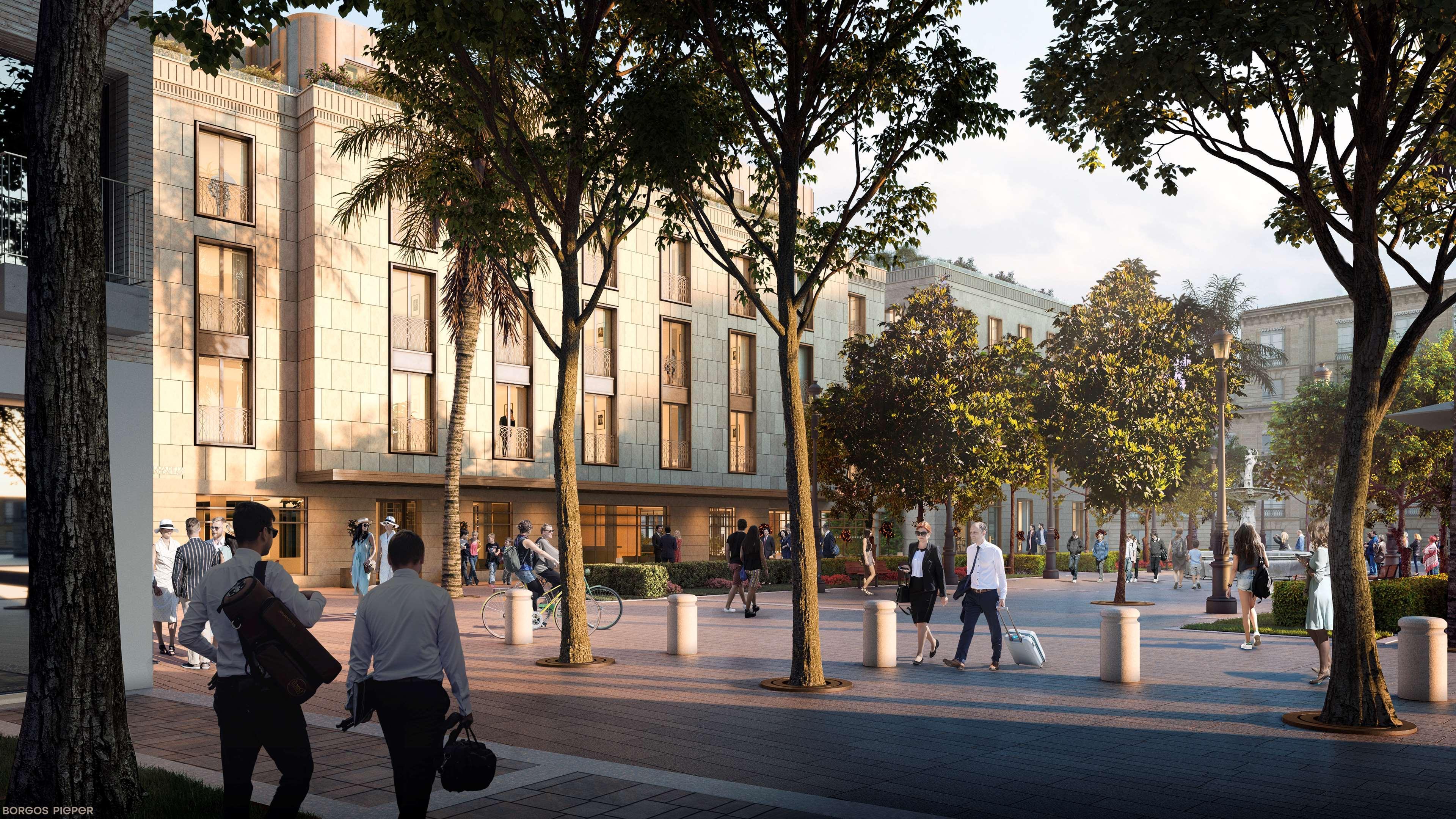 Radisson Collection Hotel, Magdalena Plaza Sevilla Eksteriør bilde The proposed station entrance